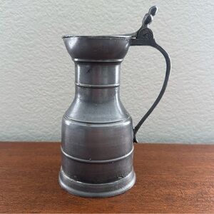 Antique 1920’s French Pewter Pitcher